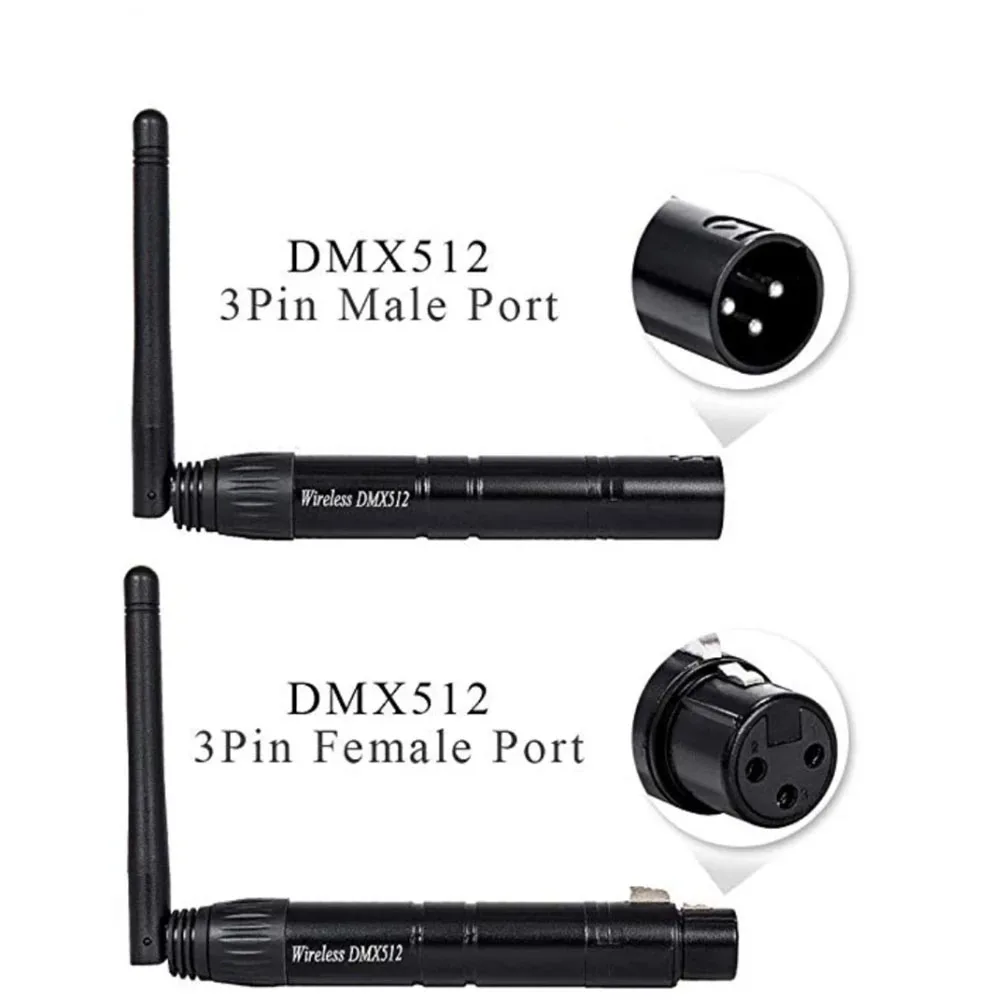 DMX512 Controller Wireless Receiver Transmitter  2.4G ISM Dif Communication Distance 300m for Stage Par DJ Disco Bar Lights