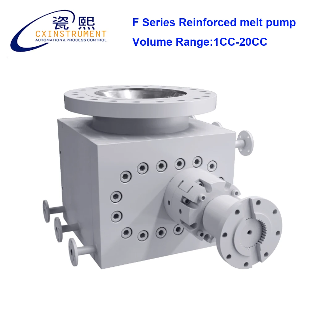 CX-F Best Selling Durable Melt pump high temperature gear pump Volume Range 1CC-20CC