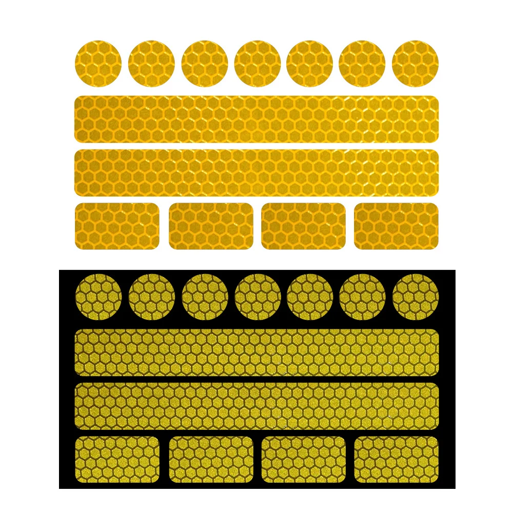 Adesivo per casco da bici da moto con nastro riflettente con marchio di avvertimento di sicurezza di alta qualità