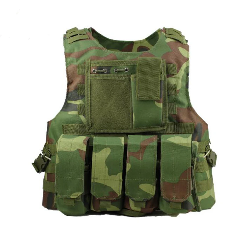 Airsoft Military Tactical Vest Molle Combat Assault Steel Wire Vests Outdoor Paintball Multicam Camo Clothing Hunting Vest Gear