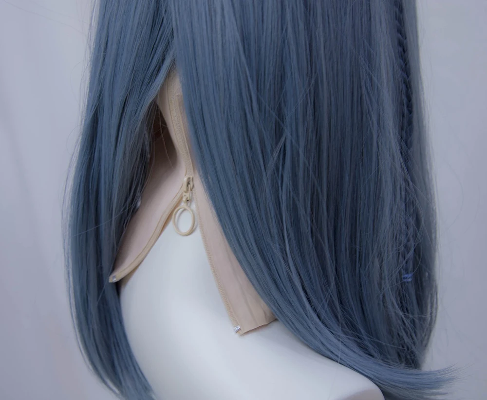 (M) Full Head Flesh Color Latex Hood Cosplay Japanese Characteer Animego Crossdress Doll Kigurumi Mask image 3
