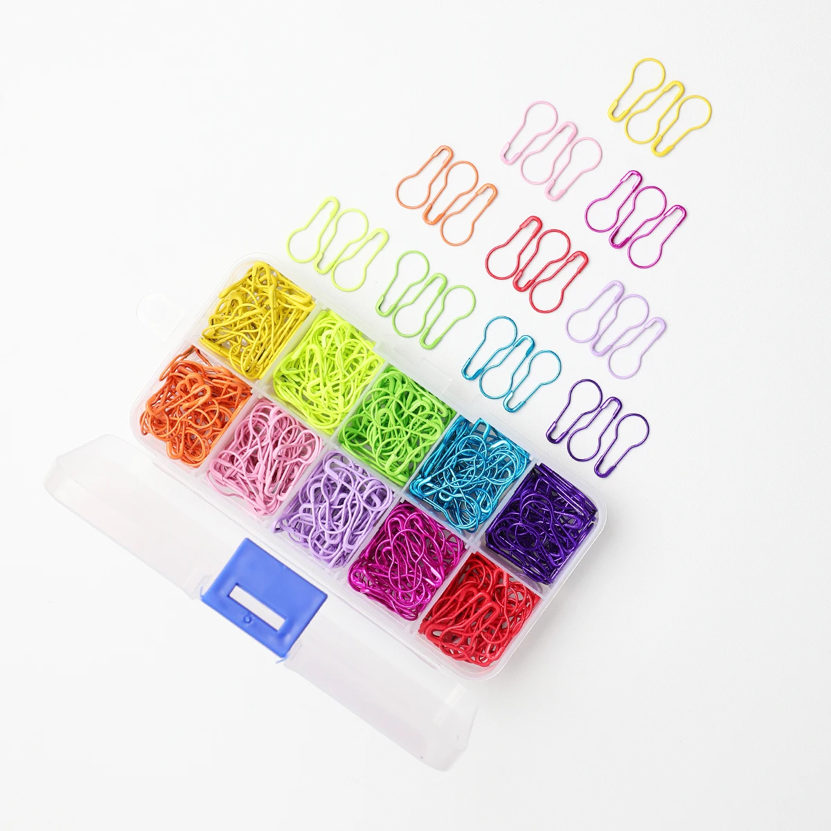 500Pcs  Safety Pins DIY Sewing Tools Accessory 10 Color Metal Needles Large Safety Pin Small Brooch Apparel Accessories