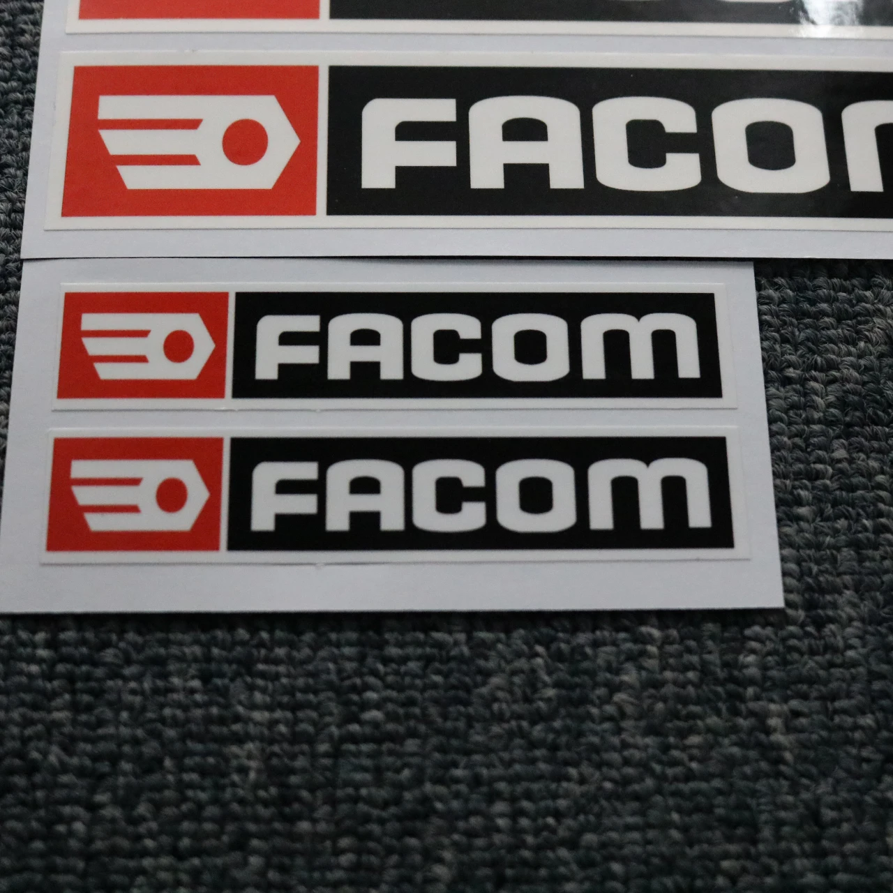 Kit of 2 For FACOM Stickers Printed On High Quality Vinyl For Car, Motorcycle or Various Surfaces  decorative decal sticker