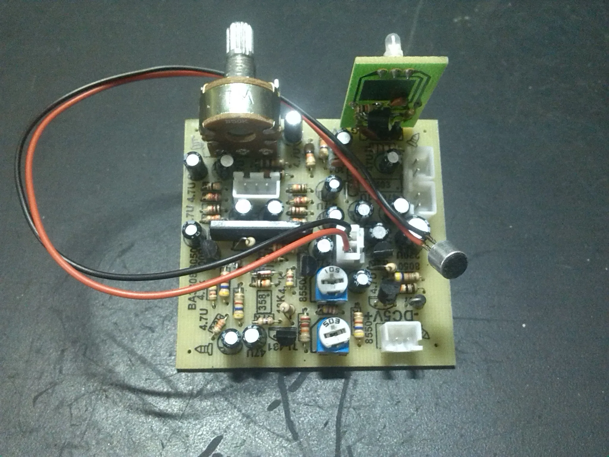 Dual 3W Power Amplifier Board กับ ALC ปริมาณเครื่องขยายเสียงบอร์ดสิ่งแวดล้อมเสียงรบกวนการตรวจจับอัตโนมัติ Volume