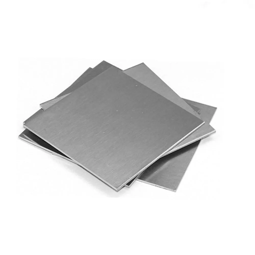 1Pc 304 Stainless Steel Sheet Square Steel Plate Metal Pad Polished Plates Thick 1/1.5/2/3mm