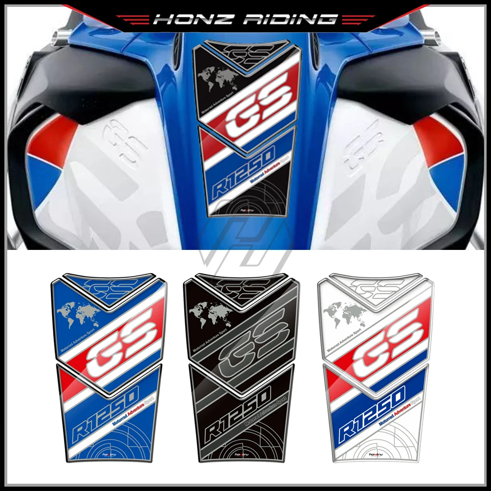 For BMW R1250GS ADV Adventure 2018-2020 Motorcycle Gas Tank Pad Protector 3D Resin Sticker