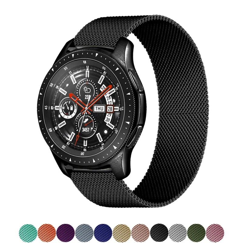 20mm 22mm strap for Samsung galaxy watch 46mm 42mm gear S3 frontier S2 huawei gt band amazfit gts/pace/bip/GTR 47mm/42mm strap