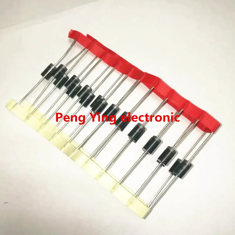 50-20PCS/lot  FR607 FR608 FR604 Quick Recovery Rectifier Diode 6A 400V 1000V Straight Insert New Quality