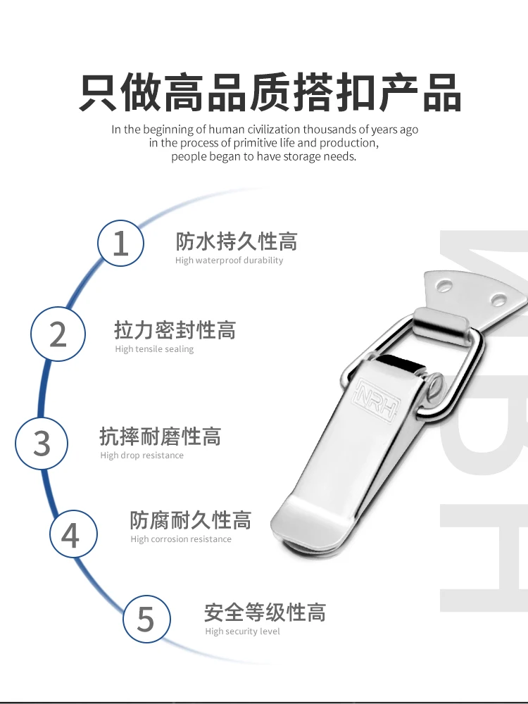 Ferragens para caixas/com fivela/com fivela nrh5106