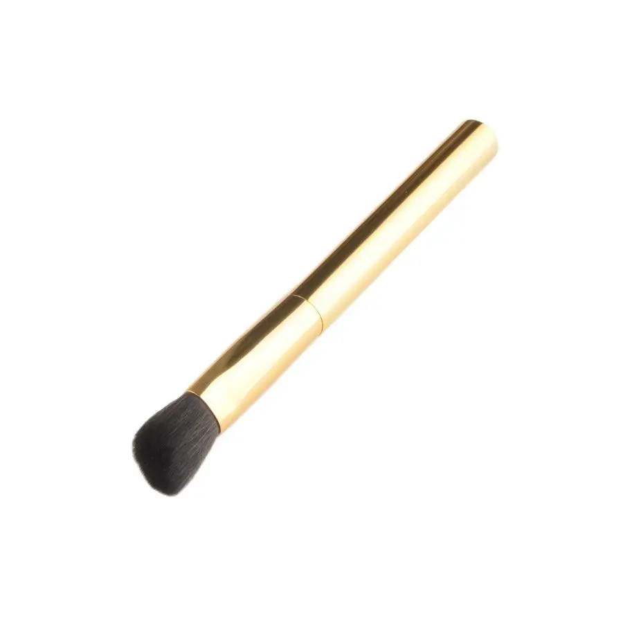 5pcs/Set Gold Make up brushes tool Kit Professional Makeup brush Set Metal Blusher Foundation eye Shadow smudge Blending brush