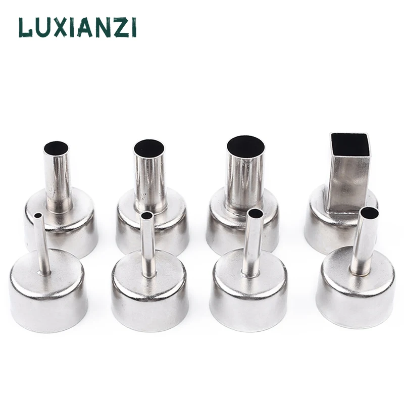 LUXIANZI 1PC Welding Nozzle For Hot Air Gun 858 Series Universal  3/4/5/6/8/10/12mm Soldering Station 858D+ 8586 BGA Gun Nozzles