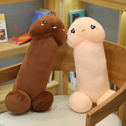 30-110cm Long Pillow Lifelike Penis Plush Toy Stuffed Dick Trick Doll Real-life Penis Plush Pillow Sexy Toy Gift For Lovers