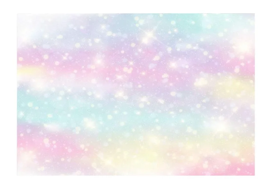 Telón de fondo para estudio fotográfico, accesorios de acuarela, estrellas coloridas, princesa mágica, fiesta de cumpleaños