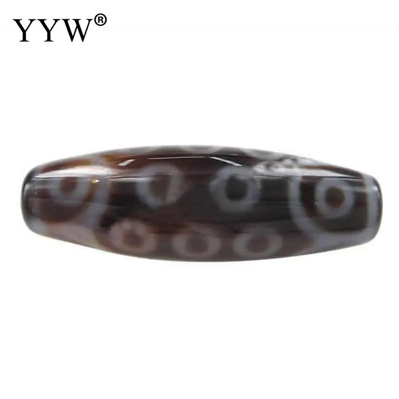 

F1 Pcs Natural Tibetan Agates Onyx Dzi Beads fashion Brand Oval Twenty-One Eyed 38x12mm Jewelry Making DIY Tibetan Dzi Beads