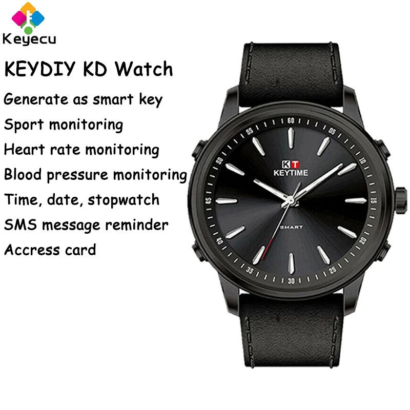 

KEYECU KEYDIY KD Watch KD-SW01 for KD-X2 Key Programmer Generated As Smart Remote Key for Vehicles