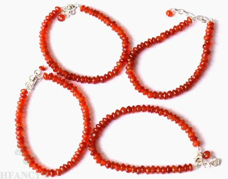 Red Gemstone Bracelet yoga Chakas 7.5inches Bless Handmade Buddhism Healing pray Spirituality Stretchy energy Unisex Monk Mala