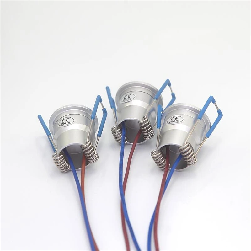 3PCS 3W 220V Mini LEDดาวน์ไลท์ในร่มกลางแจ้งสวนห้องน้ําทางเดินเพดานจุดหลอดไฟสปาซาวน่าแสง