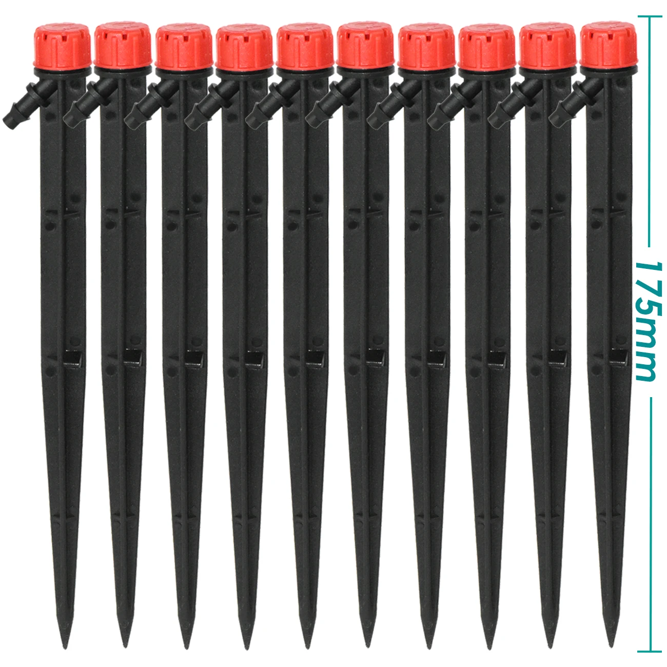 KESLA 50PCS 17CM Sprinkler Adjustable 360 degree Dripper Garden Watering Drip Irrigation Inserting ground 4/7mm Hose Greenhouses