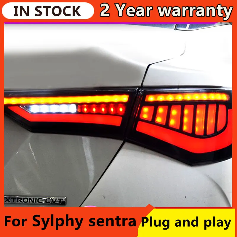 For Nissan Sylphy LED Tail Lights 2019 2020 2021 2022 2023 2024 Sentra LED Tail Lamp DRL Signal Brake Reverse auto Accessories