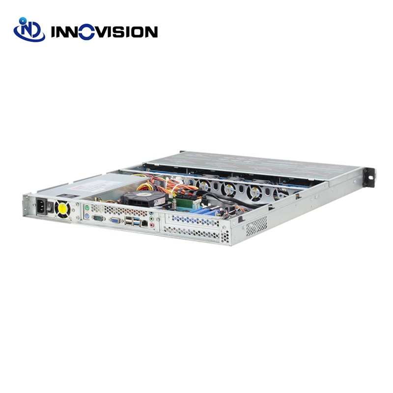 Imagem -04 - Hotswap Rackmount Server Suporte a Discos Rígidos Sas Sata Nvr Nas Armazenamento de Data Bays 1u Profundidade de 650 mm Novo