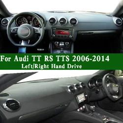 For Audi TT RS TTS MK2 MkII 8J3 8J9 2006-2014 Dashmat Dashboard Cover Instrument Panel Pad Dash Mat Anti-Dirt Proof Ornaments