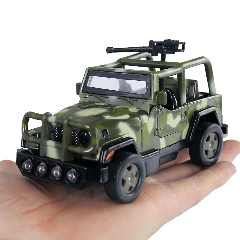 Kinderen Militaire Model, 1:36 Alloy Pull Back Geluid En Licht Rocket Kraan Auto, Missile Launcher Speelgoed, groothandel Hot Geschenken