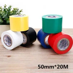 Flame Retardant Electrical Insulation Tape High Voltage PVC Electrical Tape Waterproof Self-adhesive Tape 50mm*20M