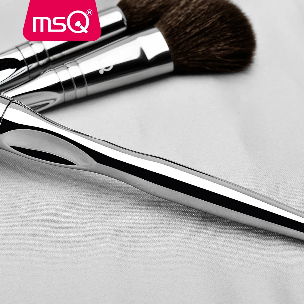 MSQ New Professional 11pcs Powder Makeup Brushes Set Classic Eyeshadow Lip Foundation Make Up Brush Goat/Horse Hair PVC Handle