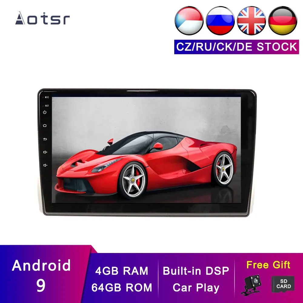 

AOTSR Android 13 автомобильный GPS для Toyota Wish 2009-2012 автомобильный навигатор IPS экран мультимедийный DSP плеер стерео головное устройство 4G + 64G
