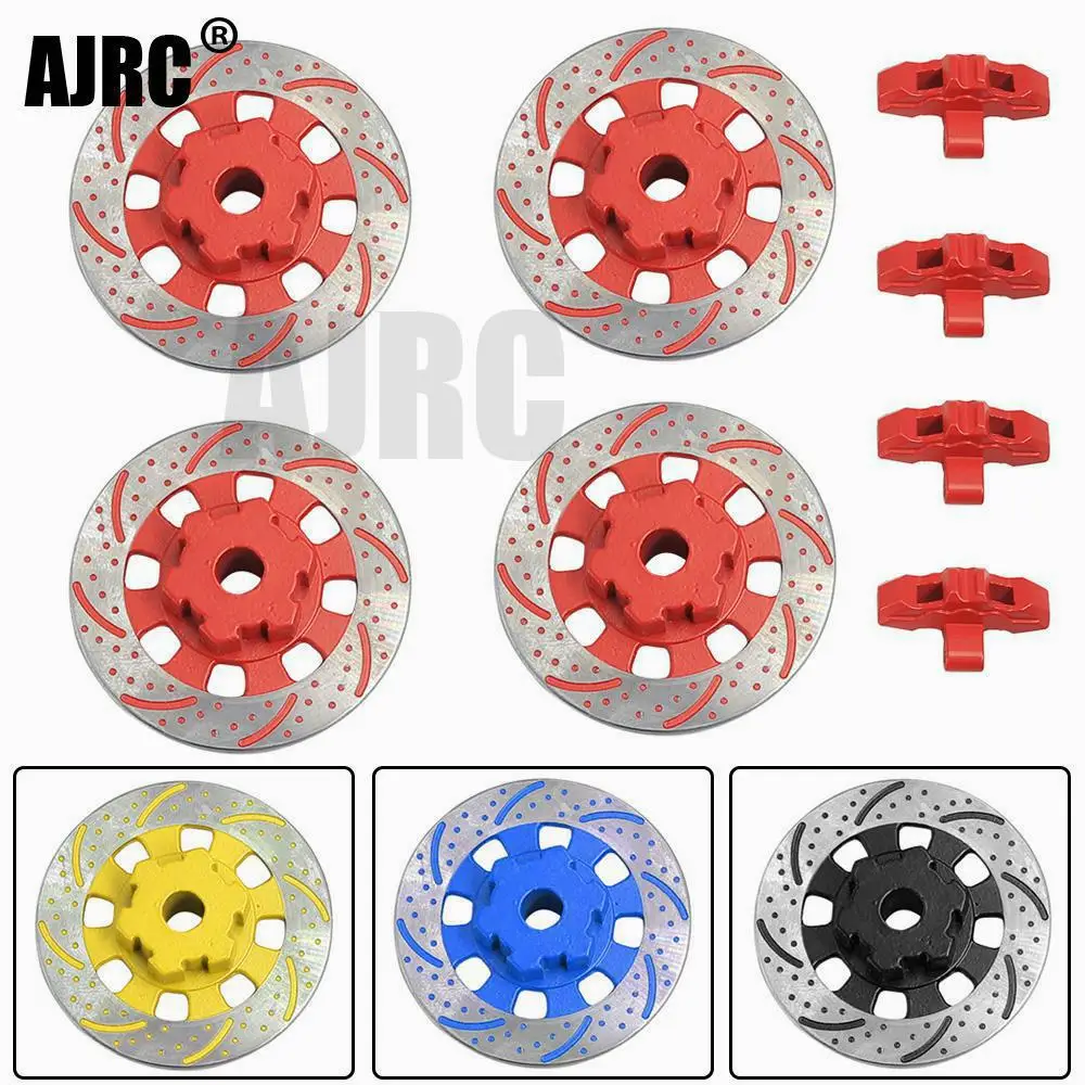 

4PCS Aluminium Alloy Mental Brake Disc Drive Hub for 1/7 Trax Unlimited Desert Racer UDR 8569 RC Car Accessories