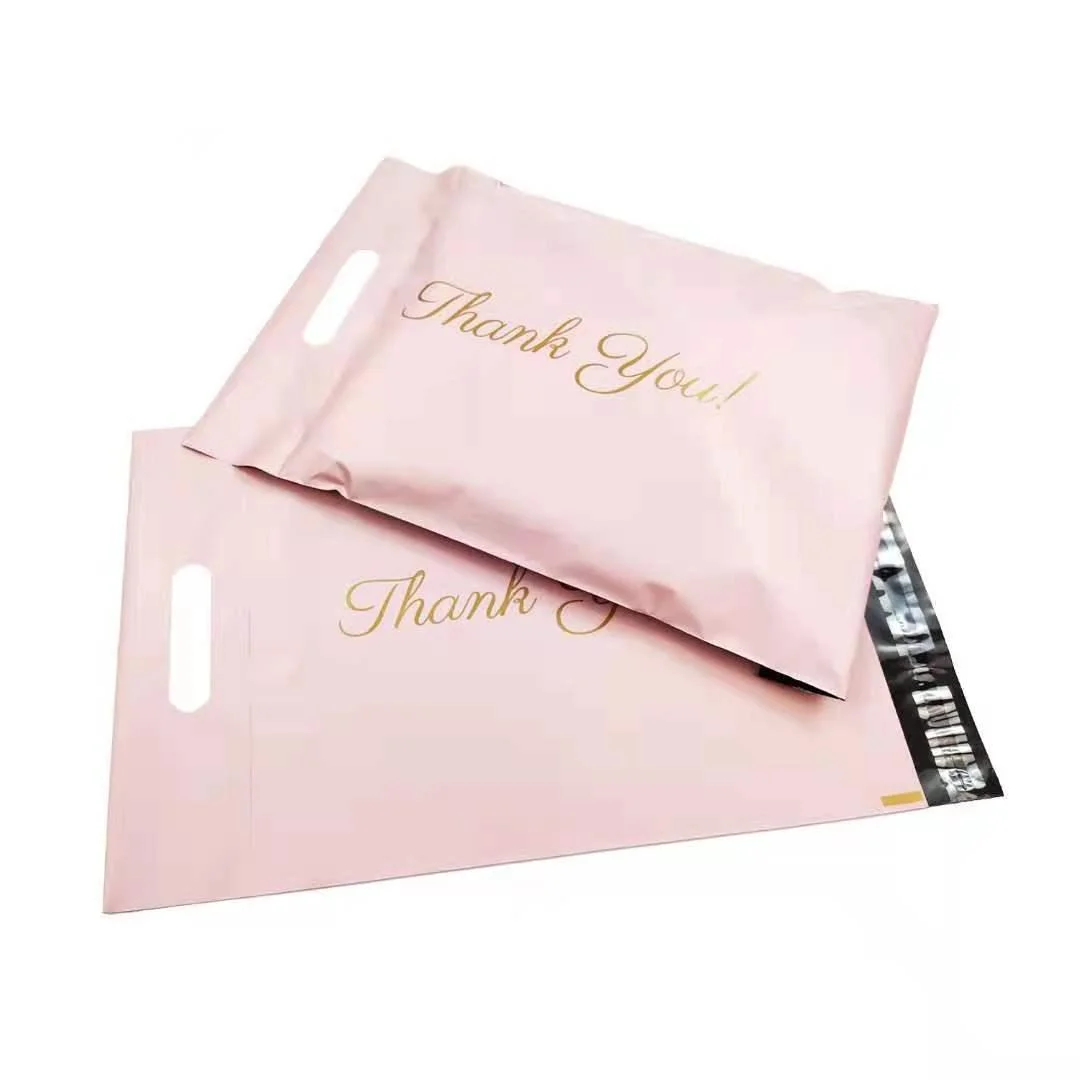 50pcs Express Bag 10*13Inch Pink Tote Bag Courier Bags Self-Seal Adhesive Thick Waterproof Envelope Mailing Bags Courier Bag