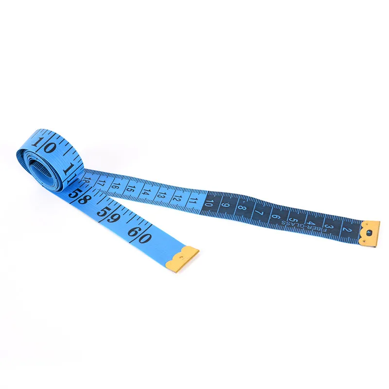 Hot! 150cm/60" Body Measuring Ruler Sewing Tailor Tape Measure Soft Flat Sewing Ruler Meter Sewing Measuring Tape Random Color