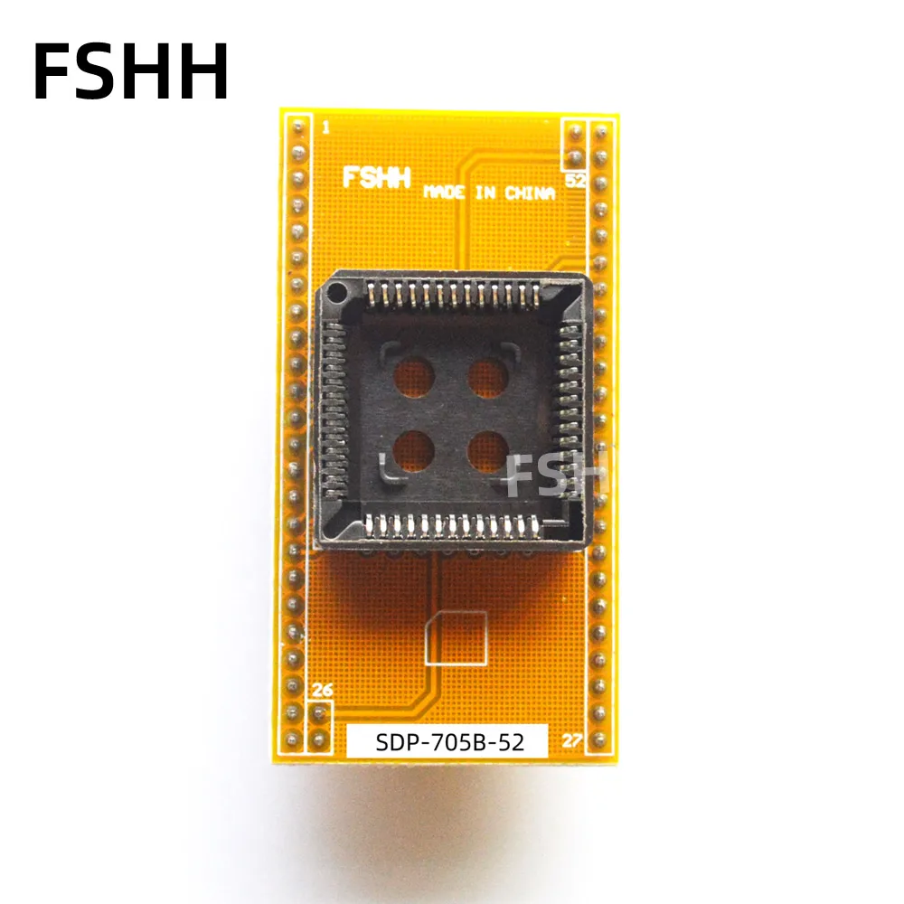 SDP-705B-52 مبرمج محول 1.27 مللي متر PLCC52 الى الانخفاض اختبار المقبس ل 68705B5 ، 68705B16 ، 68705B32 ، MC68HC705B16