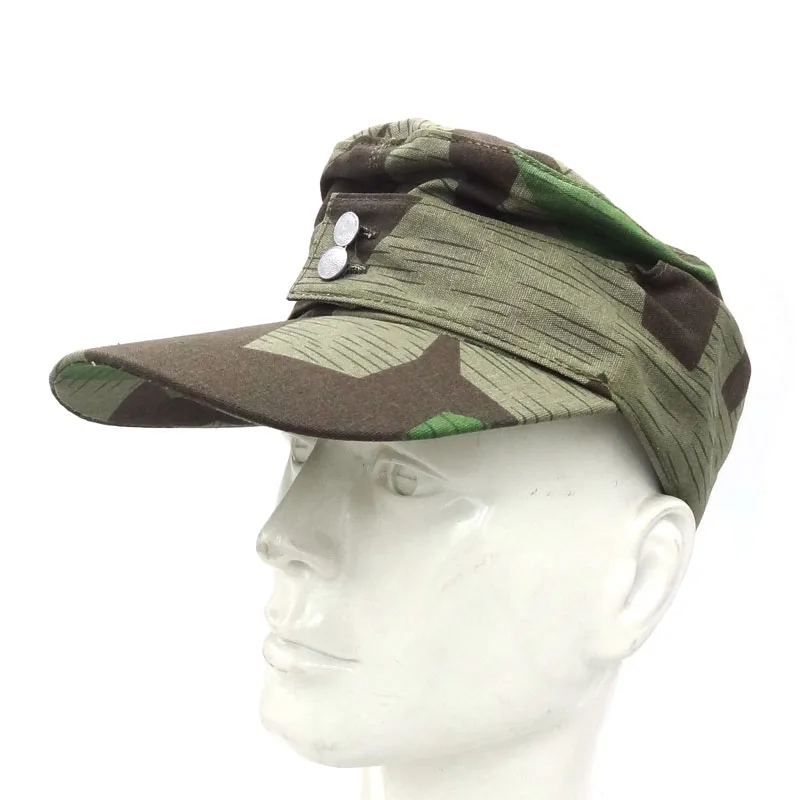 Replica WWII German Elite WH M43 Splinter Field Summer Cap Hat EU Size 57 58 59 60 61 62