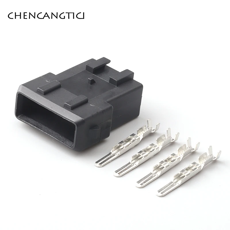 1 Set 4 Pin Junior Power Timer Socket Plug O2 Sensor Ignition Coil Automotive Connector for Oxygen DJ7042Y-3.5-21 282192-1