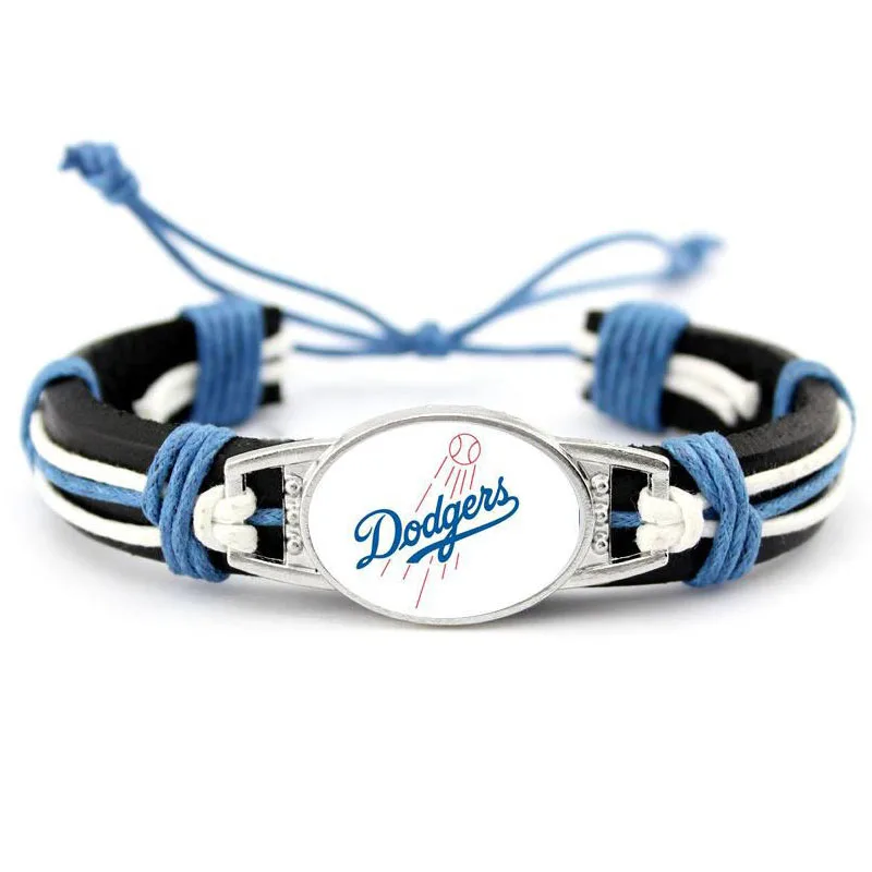 Baseball Sport Charms LA Dangle Charms DIY Bracelet Necklace Earrings Snap Button Jewelry Hanging Charm