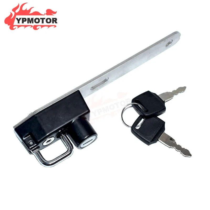 Belakang Sepeda Motor Steel Bar Clamp Helm Lock Keamanan Anti-Theft W/Kunci untuk Honda CB500X CB500F CBR500 Kawasaki MT07 MT-07