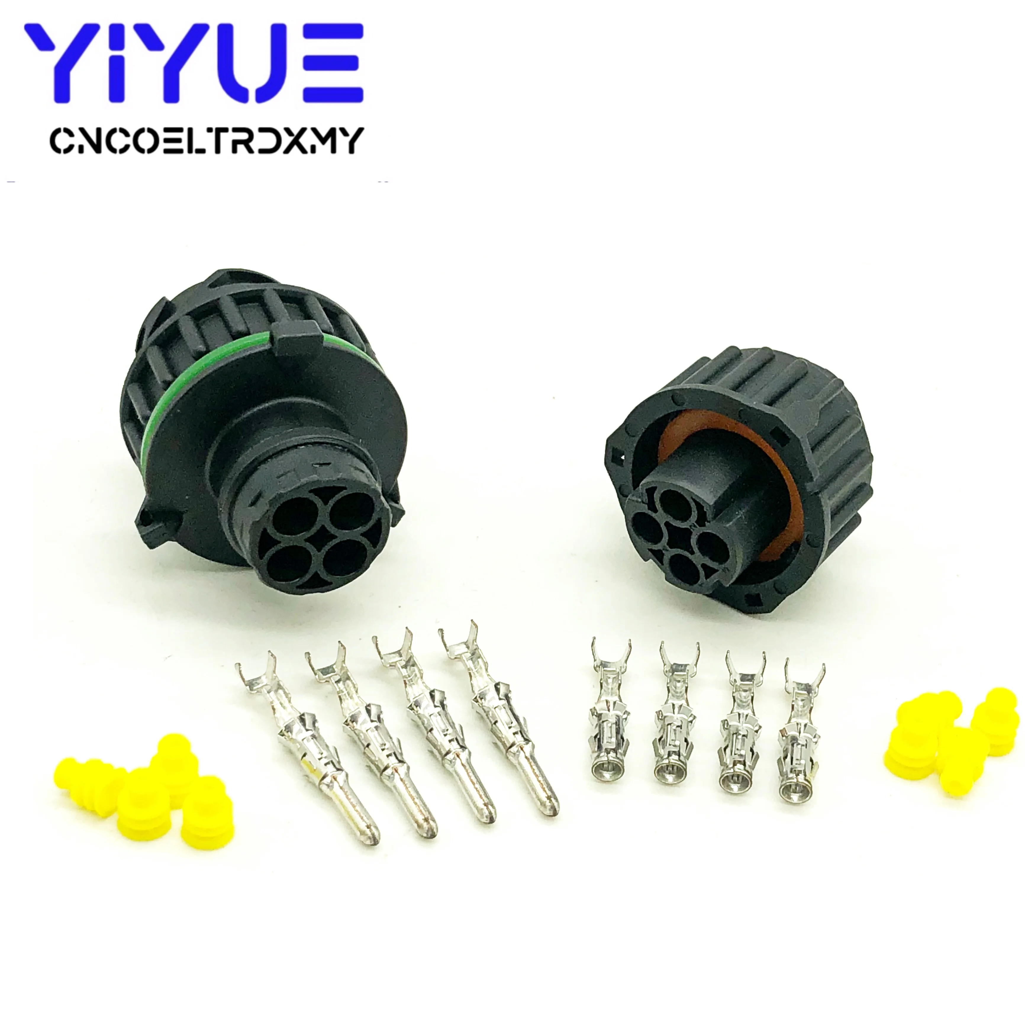 1 Set Tyco 4Pin 2.5MM round HOWO A7 odometer speed sensor Male Female Automotive Electrical Plug Sealed Connector 1-967325-1