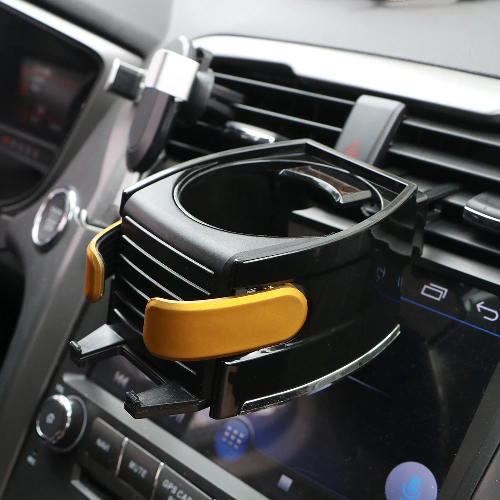 Car Cup Drink Holder Car Styling Universal Air Vent Outlet Water Bottle Phone Stand Auto Supplies