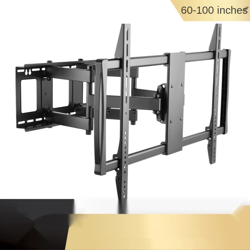 60-100 Inch TV Rack Telescopic Rotating Heavy Load-Bearing 80Kg Telescopic Universal TV Bracket