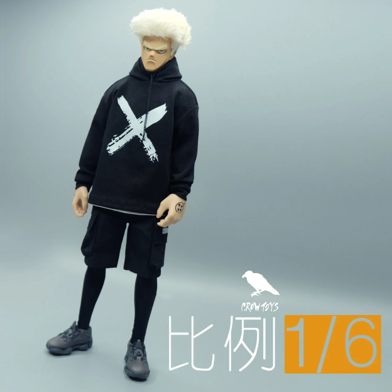 

For Sale 1/6th CROWDHTOYS Fashion Hoodie Shirt Shorts Pant Socks Model For 12inch Body Action Accessories