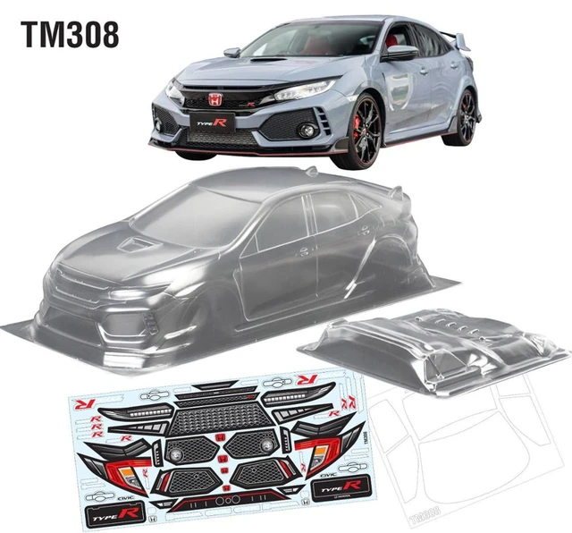 1/10 on road Civic FK8 M body clear body 210mm for Tamiya kyosho HPI -  AliExpress