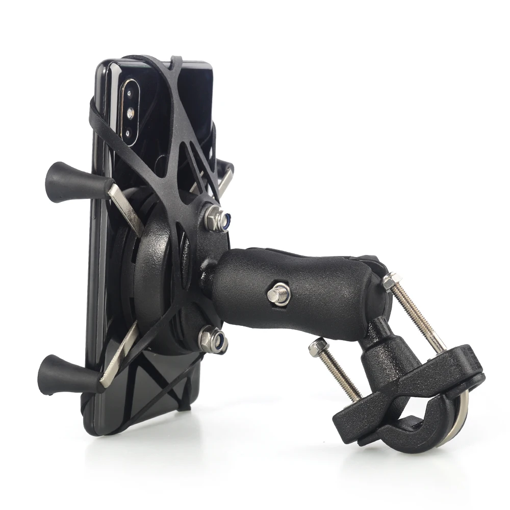 가와사키 닌자 250 400 용 오토바이 핸들 바 전화 홀더, 오토바이 액세서리 GPS 네비게이션 브래킷 NINJA250 NINJA400