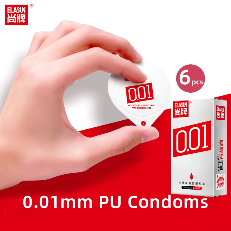 Elasun Condom Specialeized 0.01mm Super Thin Condom Man Cock Sex Instruments Large Sizes Penis Sleeve Men's Adult Supplies