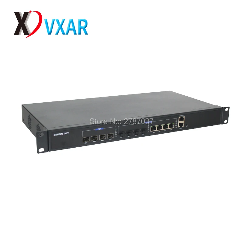 FTTH Solution EPON OLT 4PON Ports 1U device with Web management