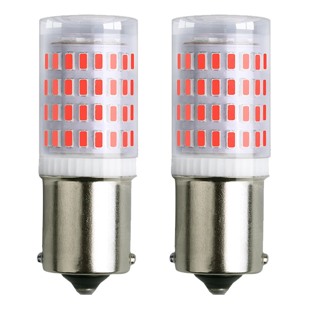 

2PCS 1156 P21W 7506 P21/5W 1157 BA15S Super Bright LED Car Tail Brake Bulb Turn Signals Auto Reverse Lamp Daytime Running Light