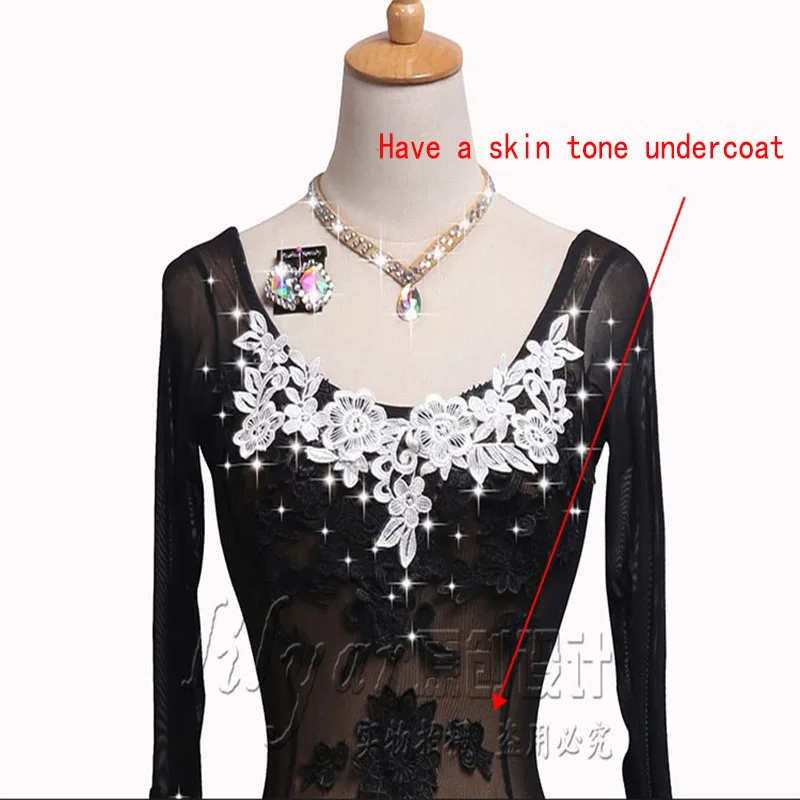 Ballroom Dance Standard Skirt Competition Dress Costumes Performing Dress Customize New Arrival Adult Children Embroidered