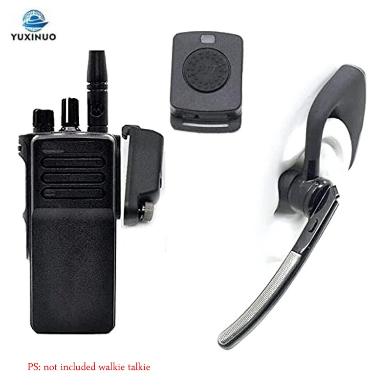Walkie Talkie sem Fio Bluetooth Fone de Ouvido Ptt Fone de Ouvido para Motorola Xir P8668 P8628 P8200 P8260 P8620 Gp328d Gp338d Rádio