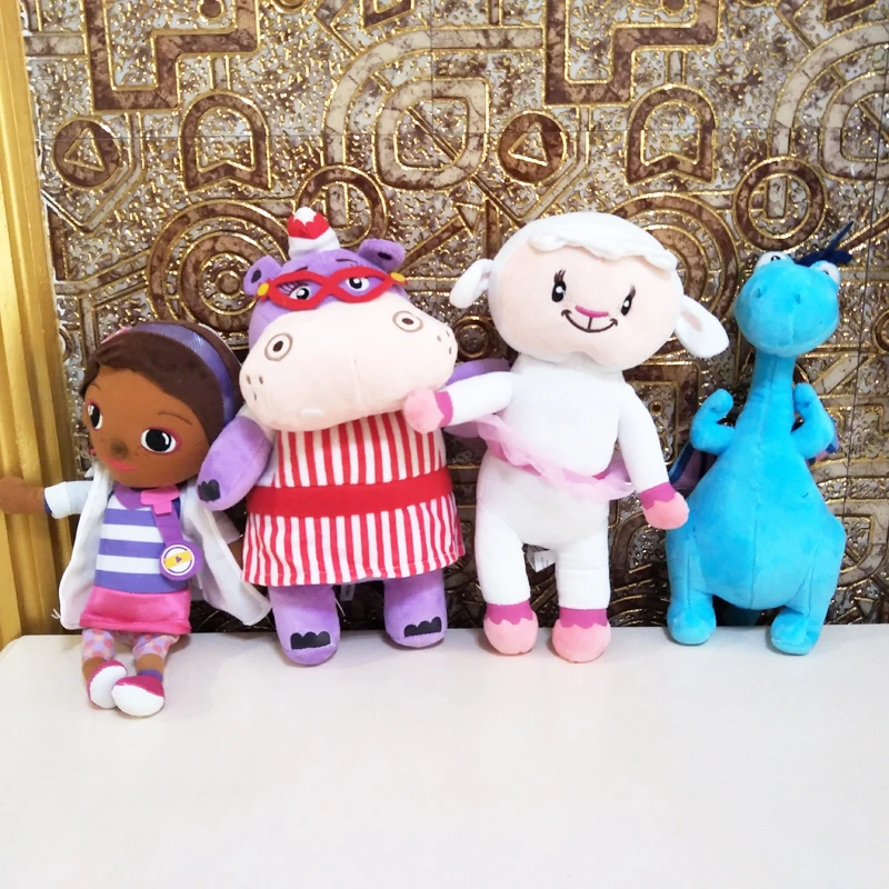 

New Cartoon Doll Children Stuffed Plush Toy Doctor Hippo Christmas Birthday Gift