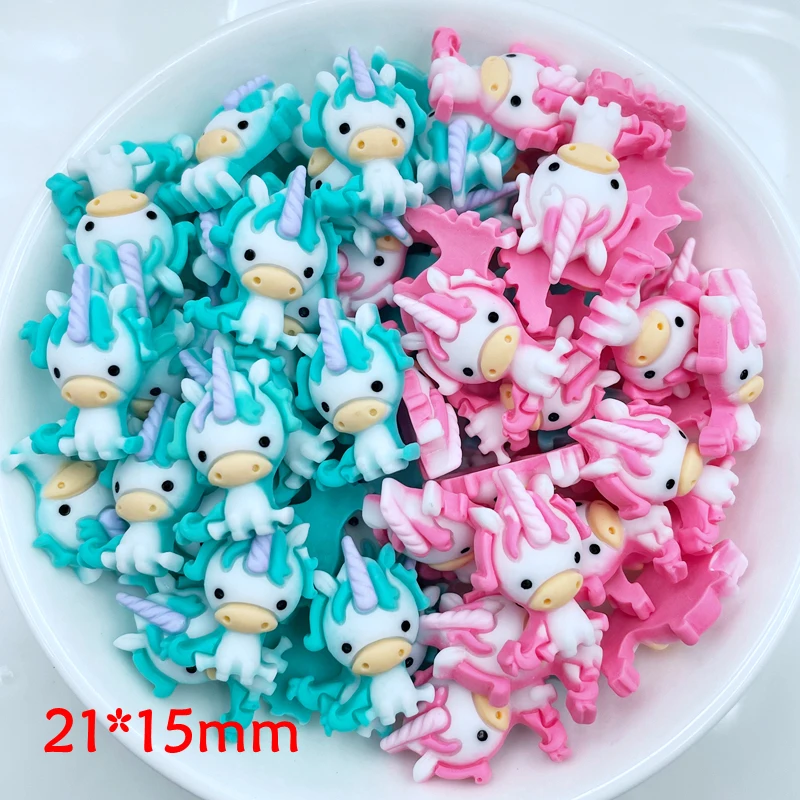 14 Pcs Neue Nette Harz Mini Cartoon Einhorn Flache Rückseite Cabochon Sammelalbum Kawaii DIY Verzierungen Charme Schmücken Zubehör C89